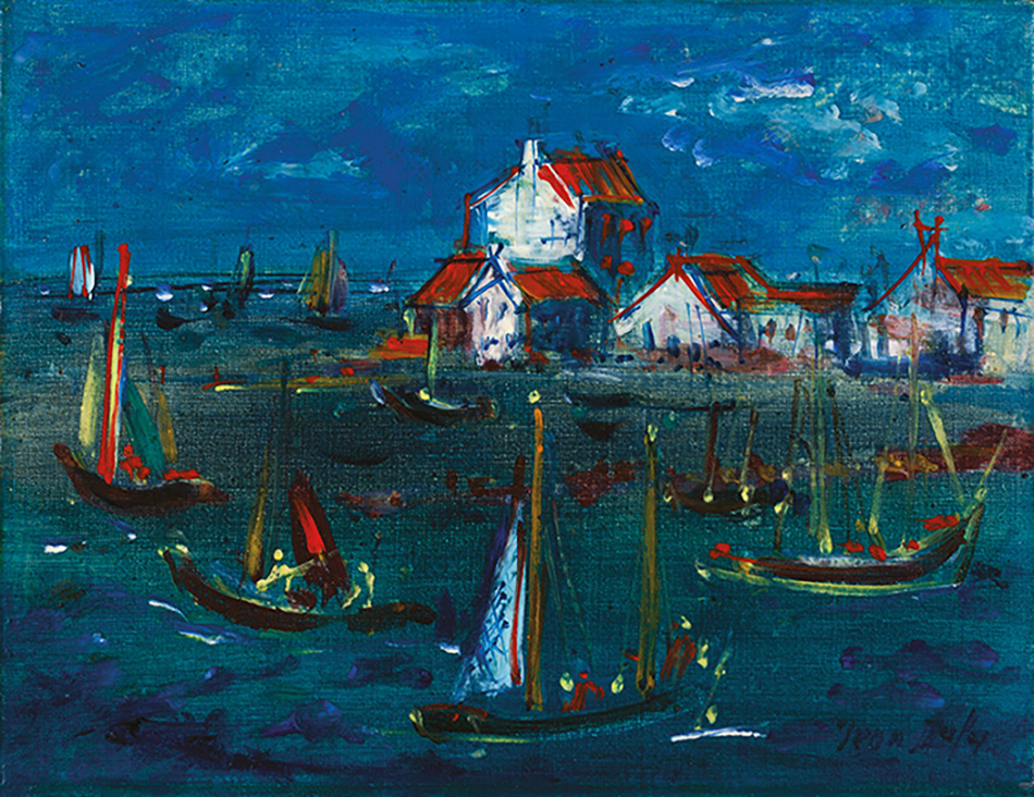 Port breton, vers 1950
